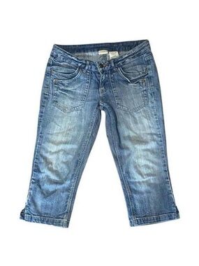 725 originals low rise blue capri jeans